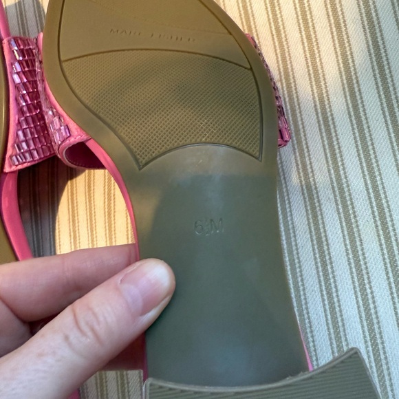 NWOT Marc Fisher Casaly Pink Rhinestone Sandals - Picture 6 of 6